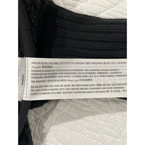 Abercrombie & fitch Womens Black Fuzzy Sweater/Cardigan/Jacket size Small - Picture 6 of 8